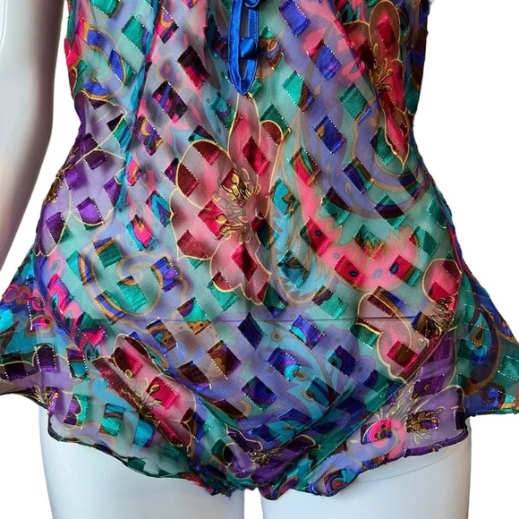 VTG Gold Label Victoria’s Secret Lingerie Teddy Bodysuit - Picture 2 of 12